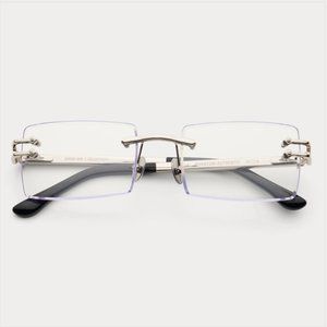 James Oro Clear Silver Phantom Authentic Glasses (Pop Smoke)